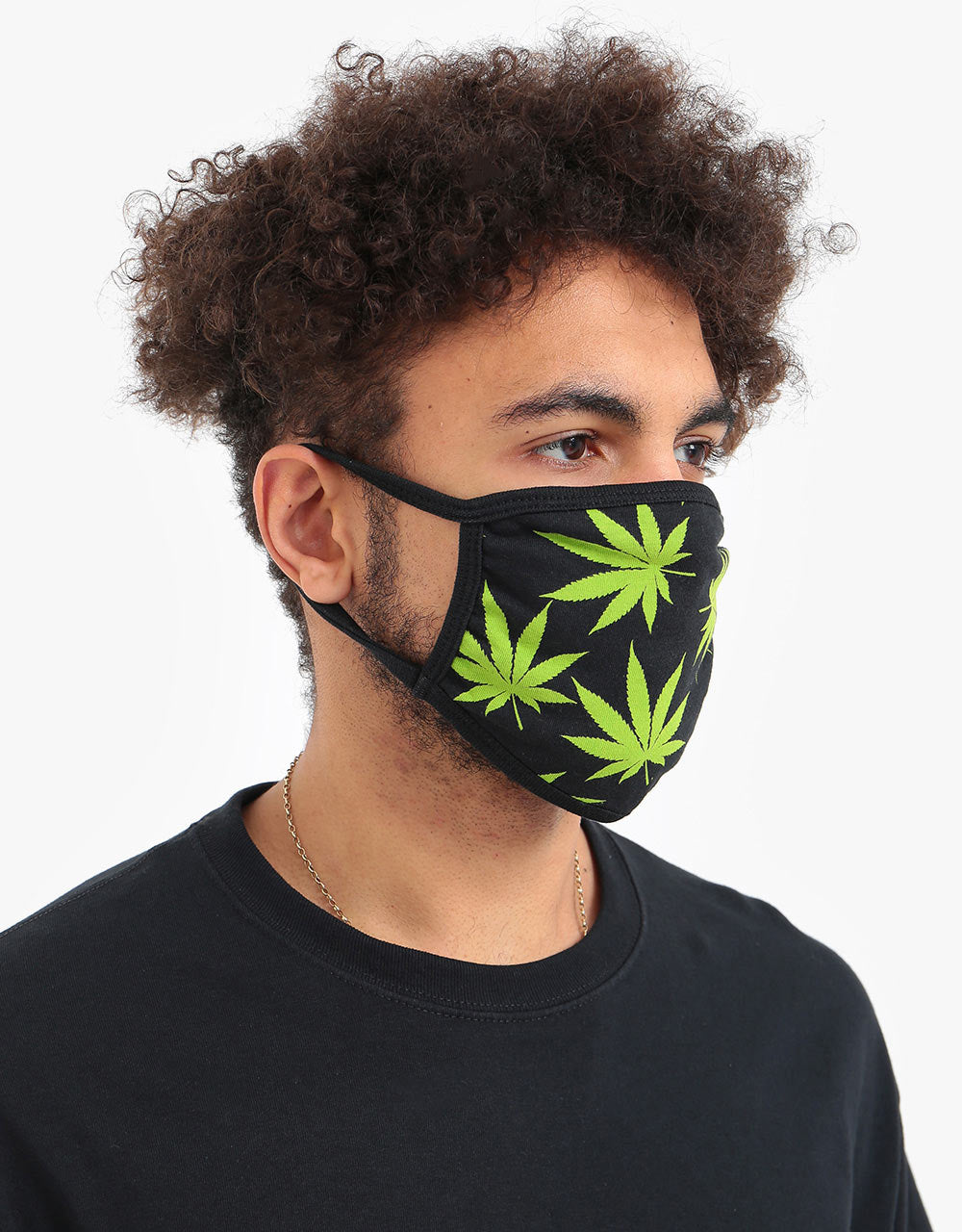 HUF Plantlife Face Mask - Black