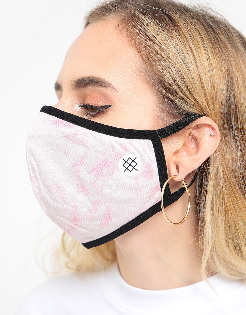 Stance Dye To It Face Mask - Pink