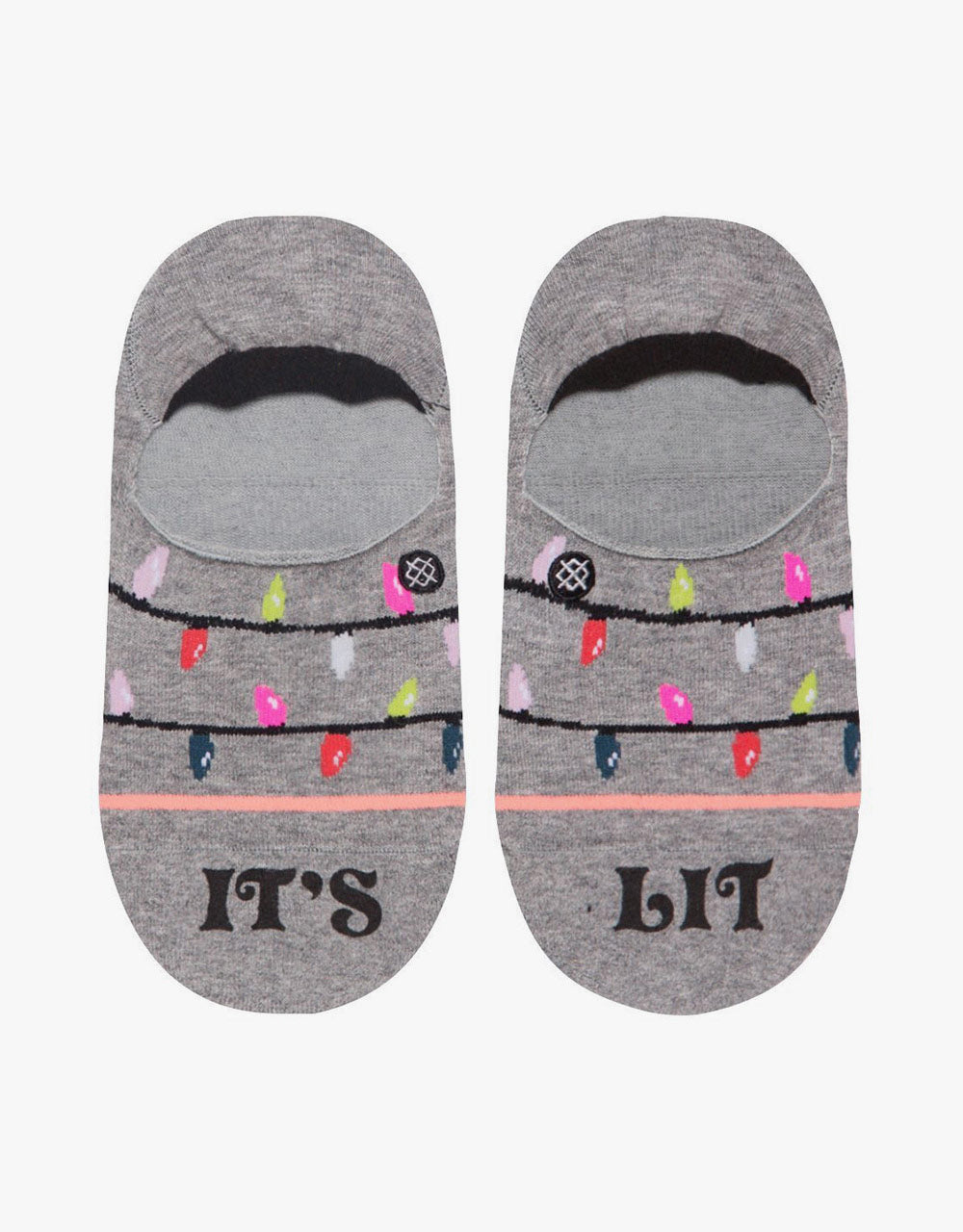 Stance Litty Super Invisible Womens Socks - Heather Grey