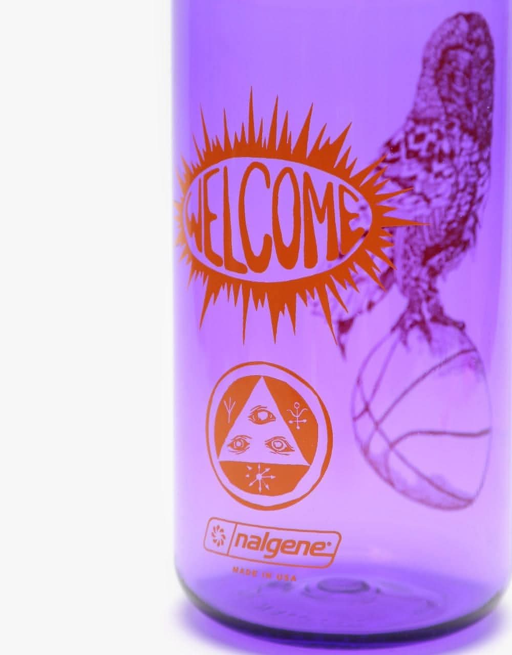Welcome x Nalgene Hooter Shooter Wide Mouth Bottle - Purple