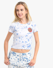 Santa Cruz Womens Kit T-Shirt - White/Blue