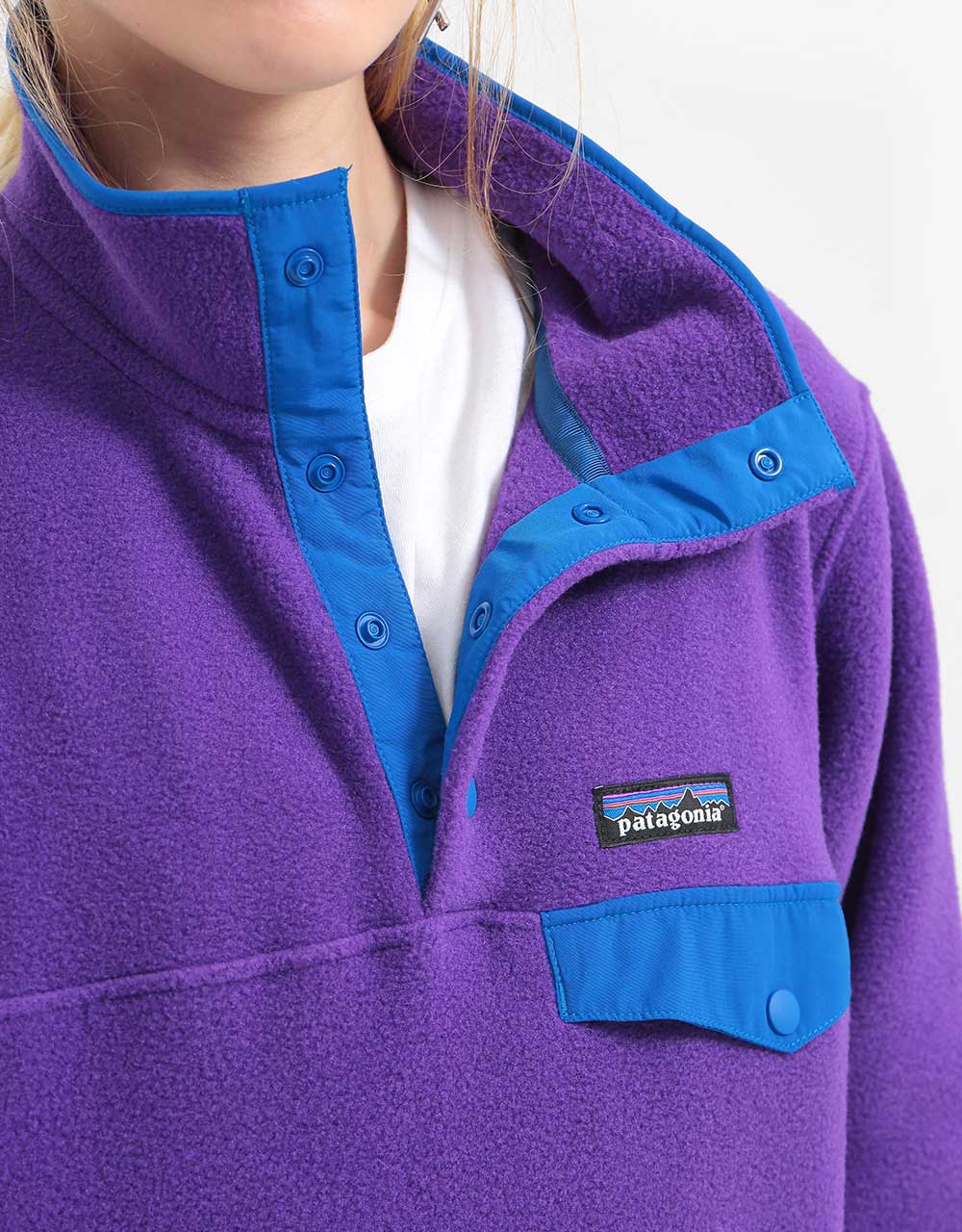 Patagonia Womens Lightweight Synchilla® Snap-T® Pullover - Purple