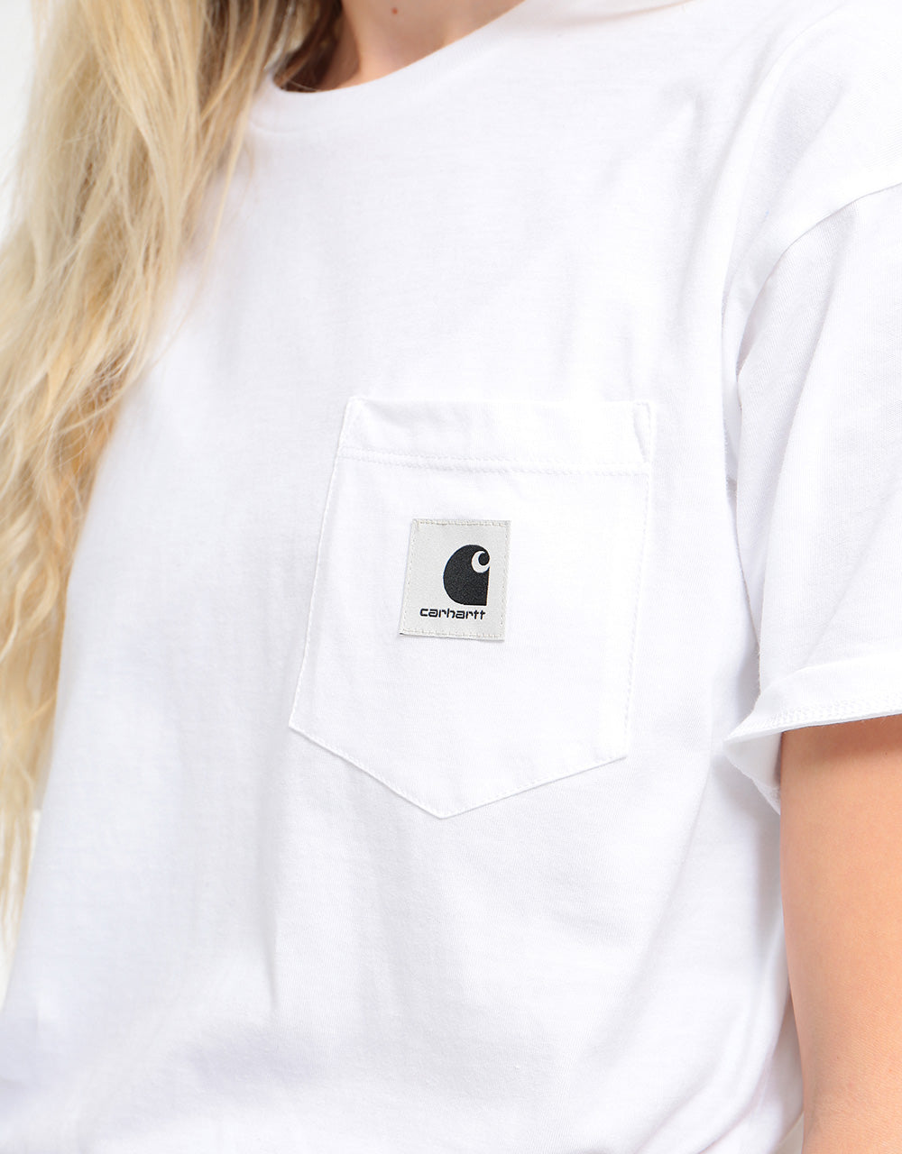 Carhartt WIP Womens Carrie Pocket T-Shirt - White