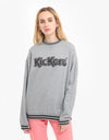 Kickers® Womens Sweatshirt - Grey Marl