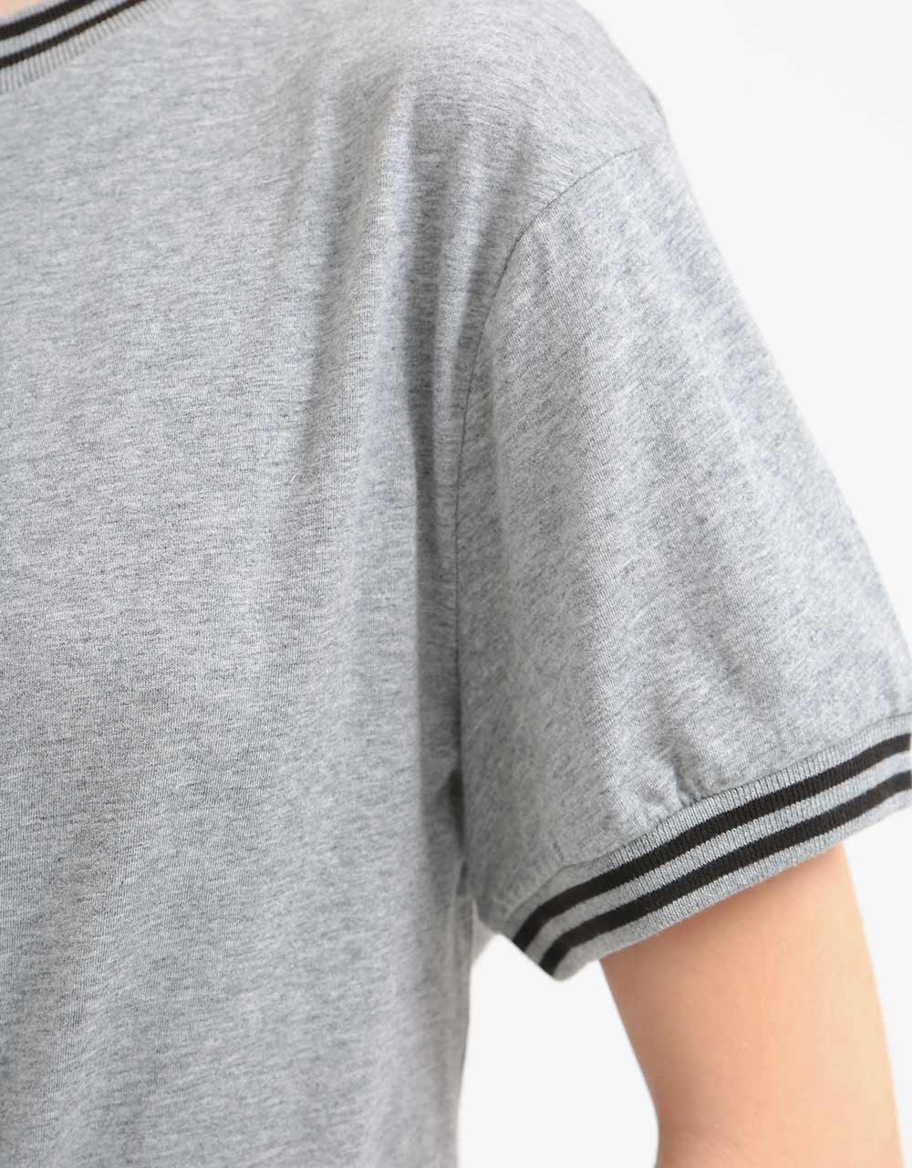 Kickers® Womens S/S T-Shirt - Grey Marl