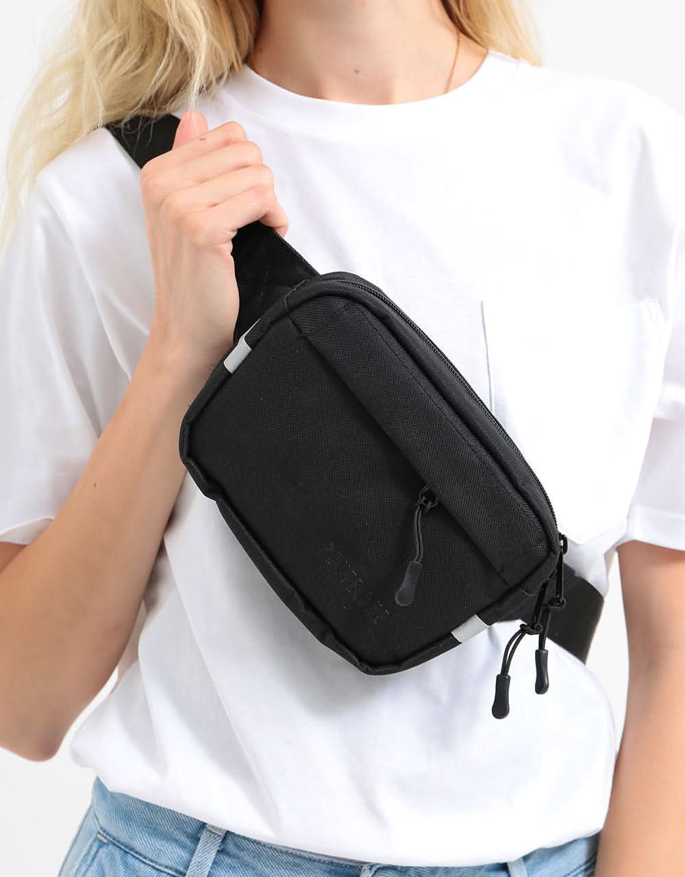 Route One Classic Cross Body Bag - Black