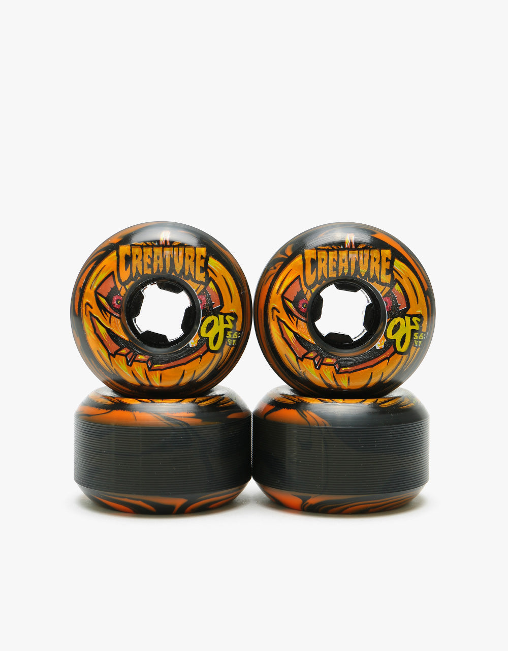OJ x Creature Pumpkin Head Bloodsuckers 97a Skateboard Wheel - 56mm