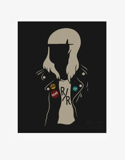 The Dudes Rocka Gal A3 Screenprint