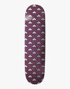 Thank You Good Clouds Woodgrain Skateboard Deck - 8"