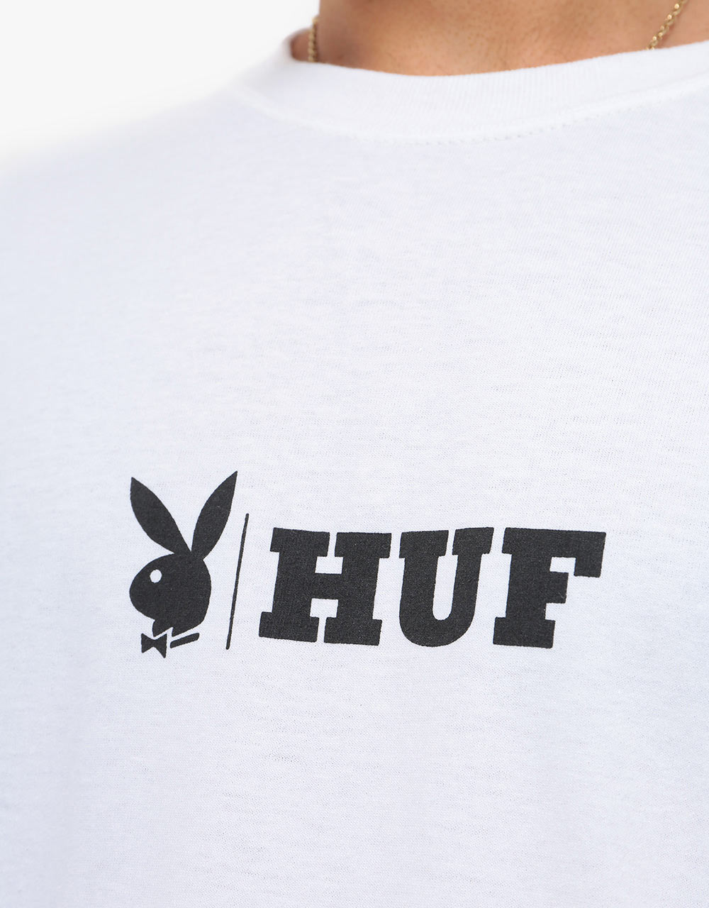 HUF x Playboy Club Intl L/S T-Shirt - White