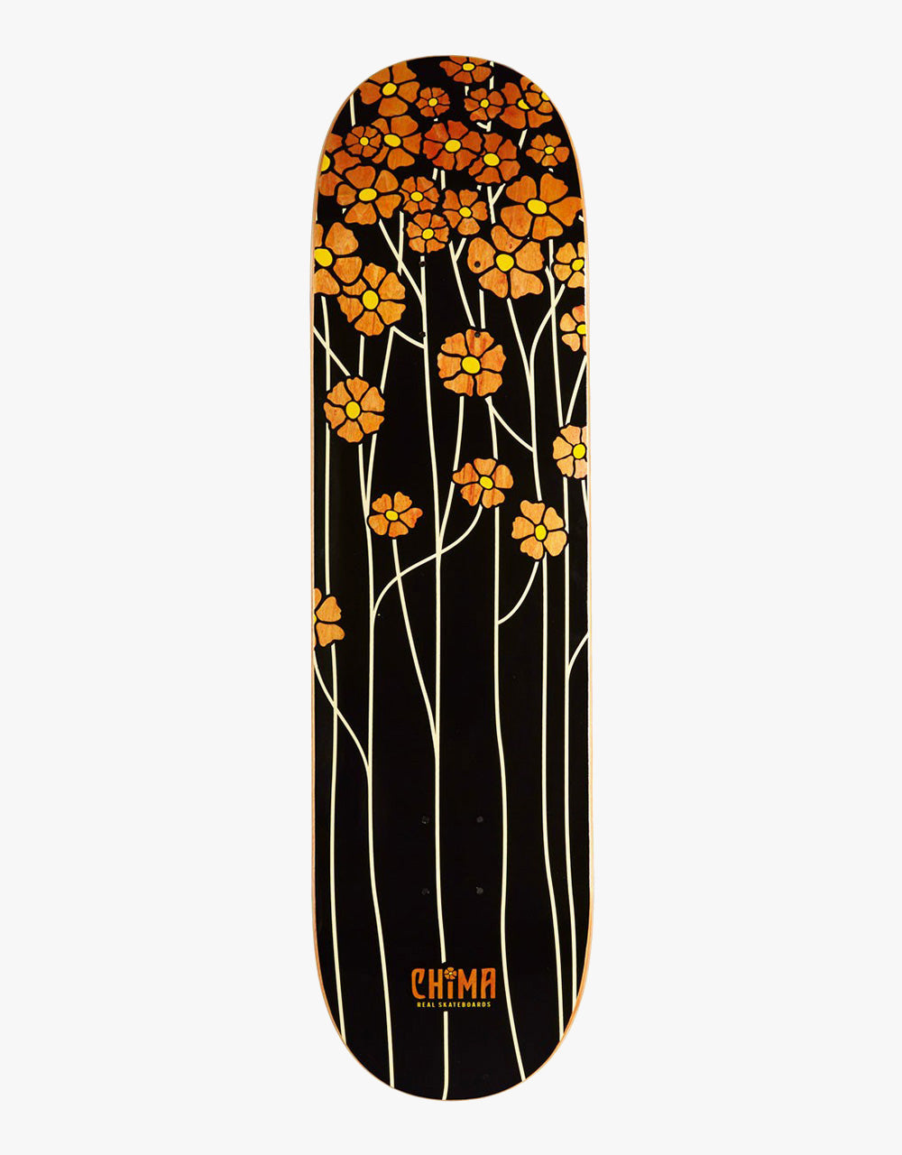 Real Chima Poppy Fields Redux Skateboard Deck - 8.06"
