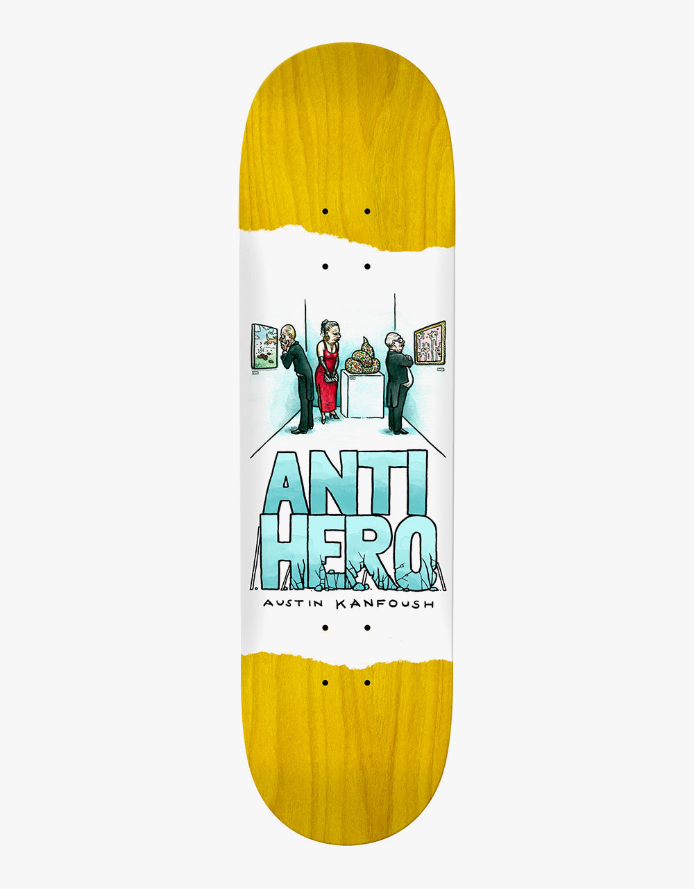 Anti Hero Kanfoush Expressions Skateboard Deck - 8.06"