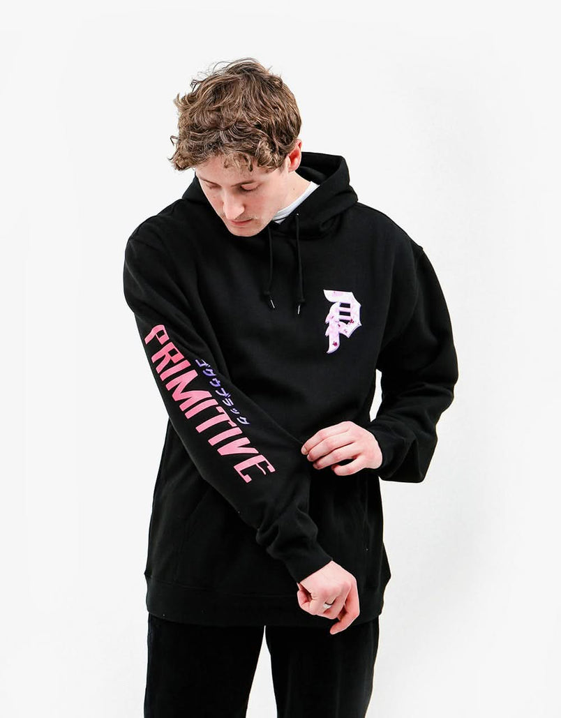 Primitive x Dragon Ball Super Goku Black Rose Pullover Hoodie - Black –  Route One