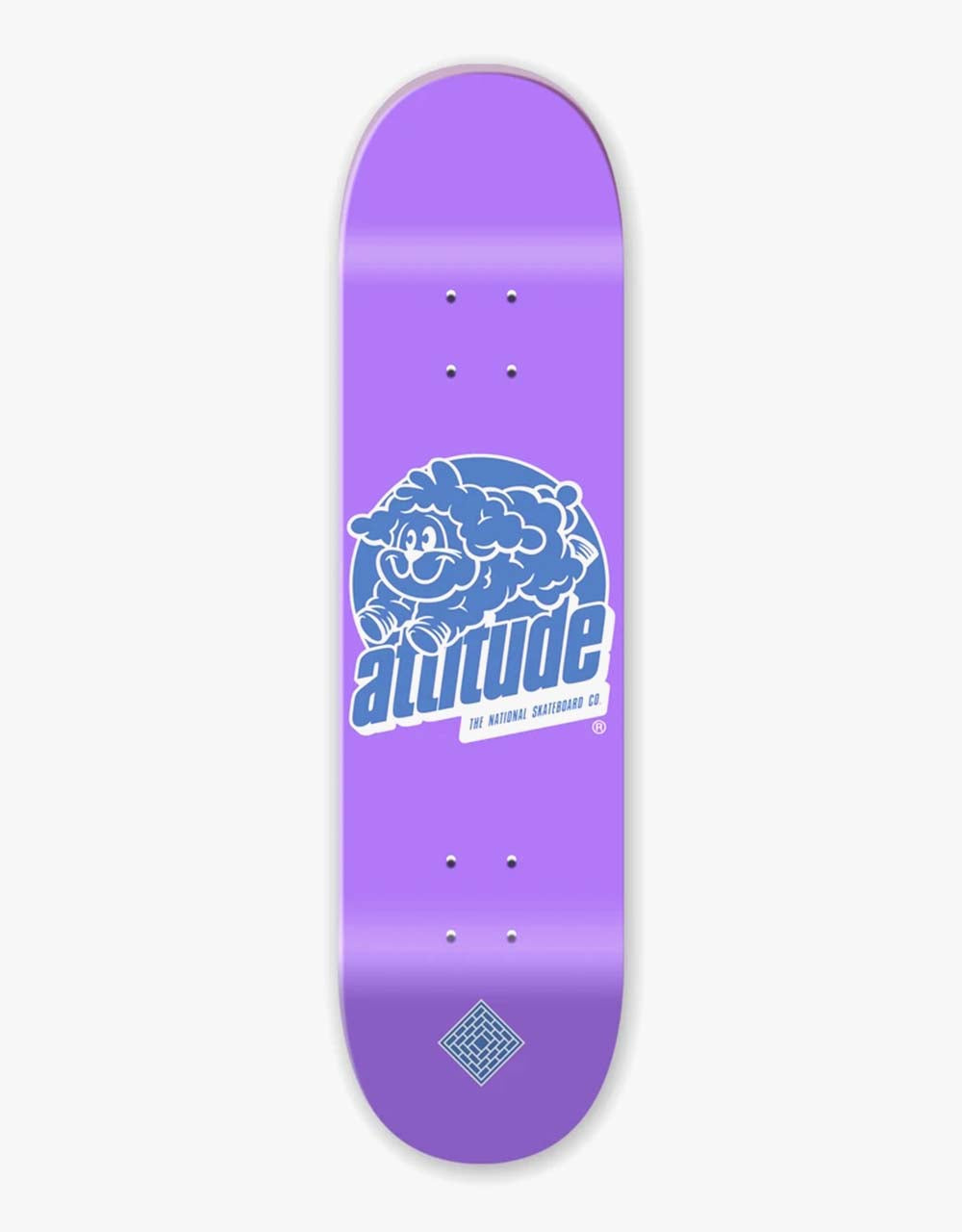 The National Skateboard Co. Attitude Skateboard Deck - 8"