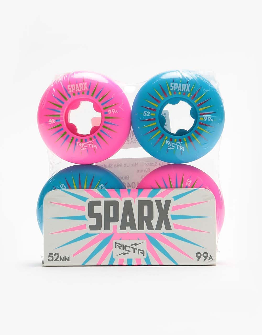 Ricta Sparx II Mix Up 99a Skateboard Wheel - 52mm