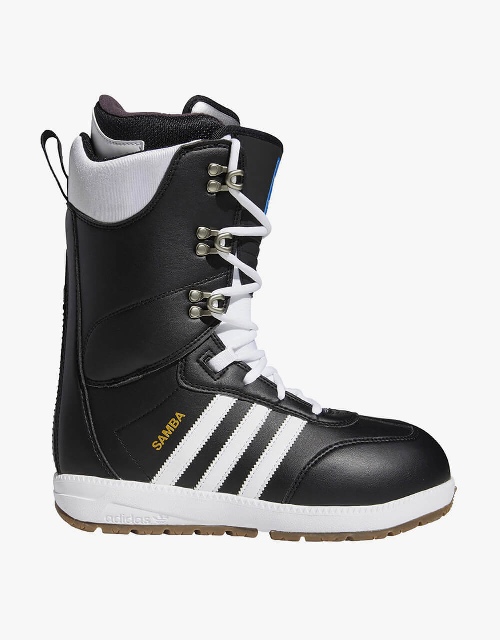 adidas Samba ADV Snowboard Boots - Core Black/White/Gold Metallic