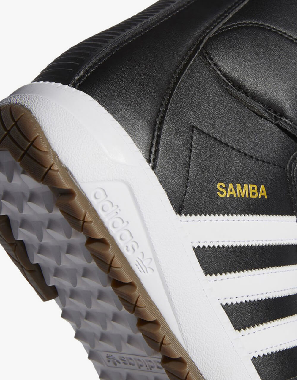 adidas Samba ADV Snowboard Boots - Core Black/White/Gold Metallic