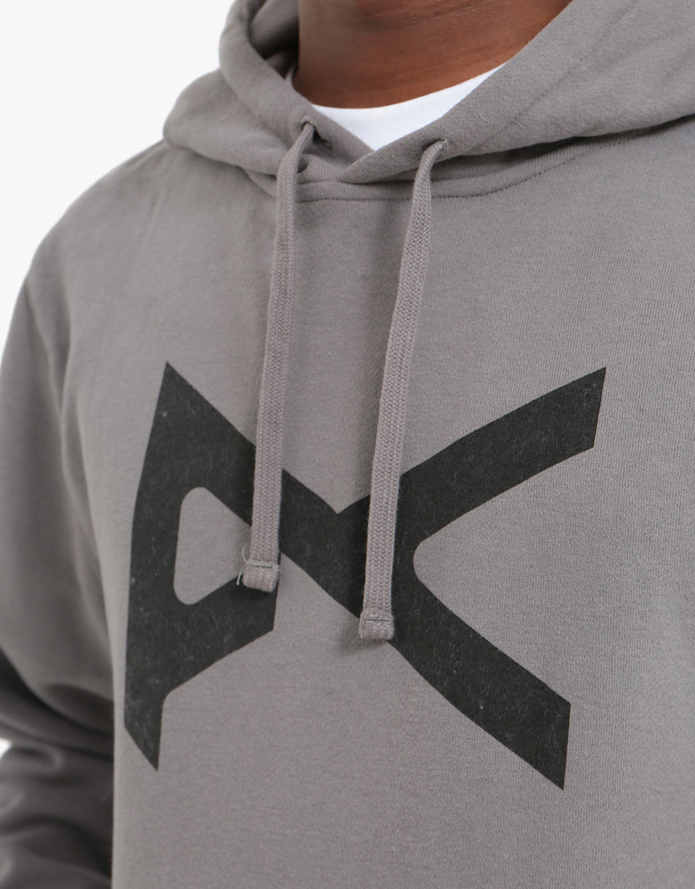 Anon Logo Pullover Hoodie - Charcoal Grey