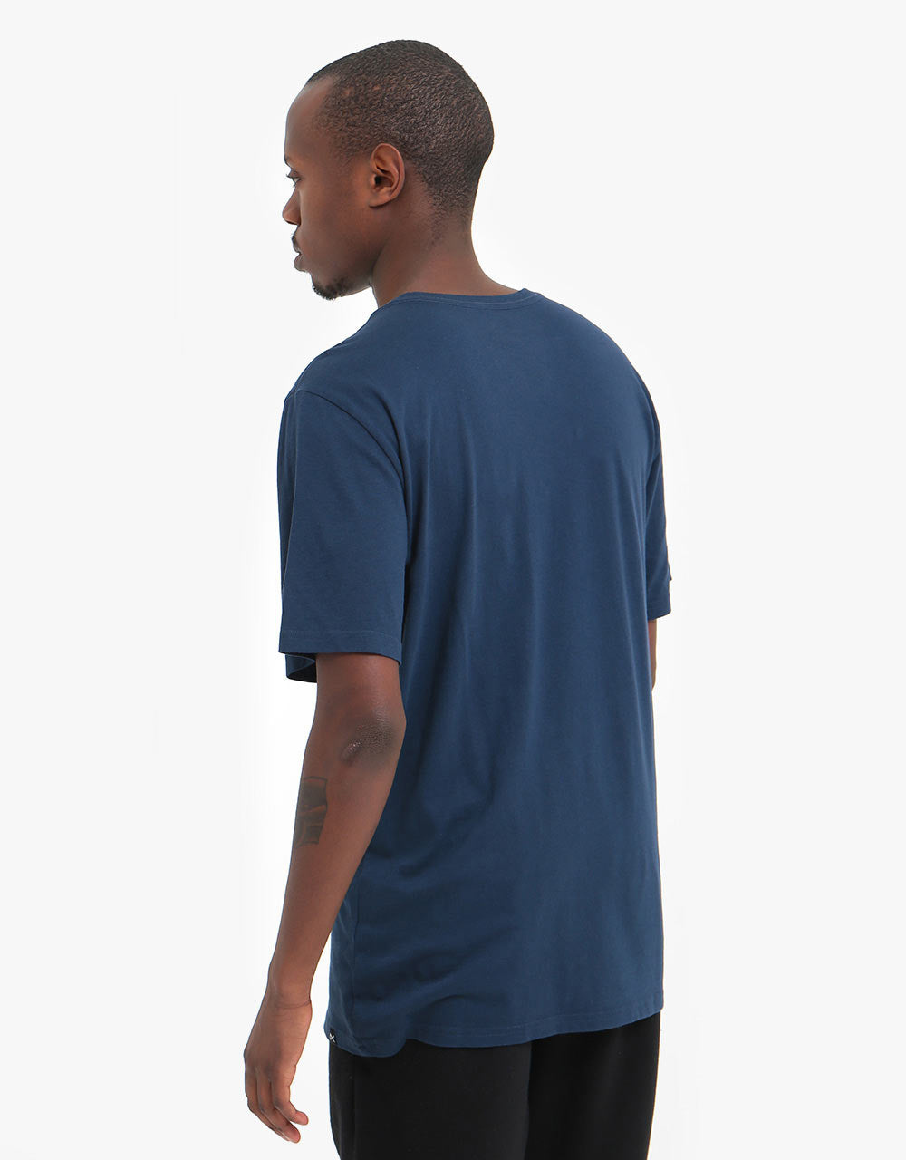 Anon Logo T-Shirt - Dress Blue