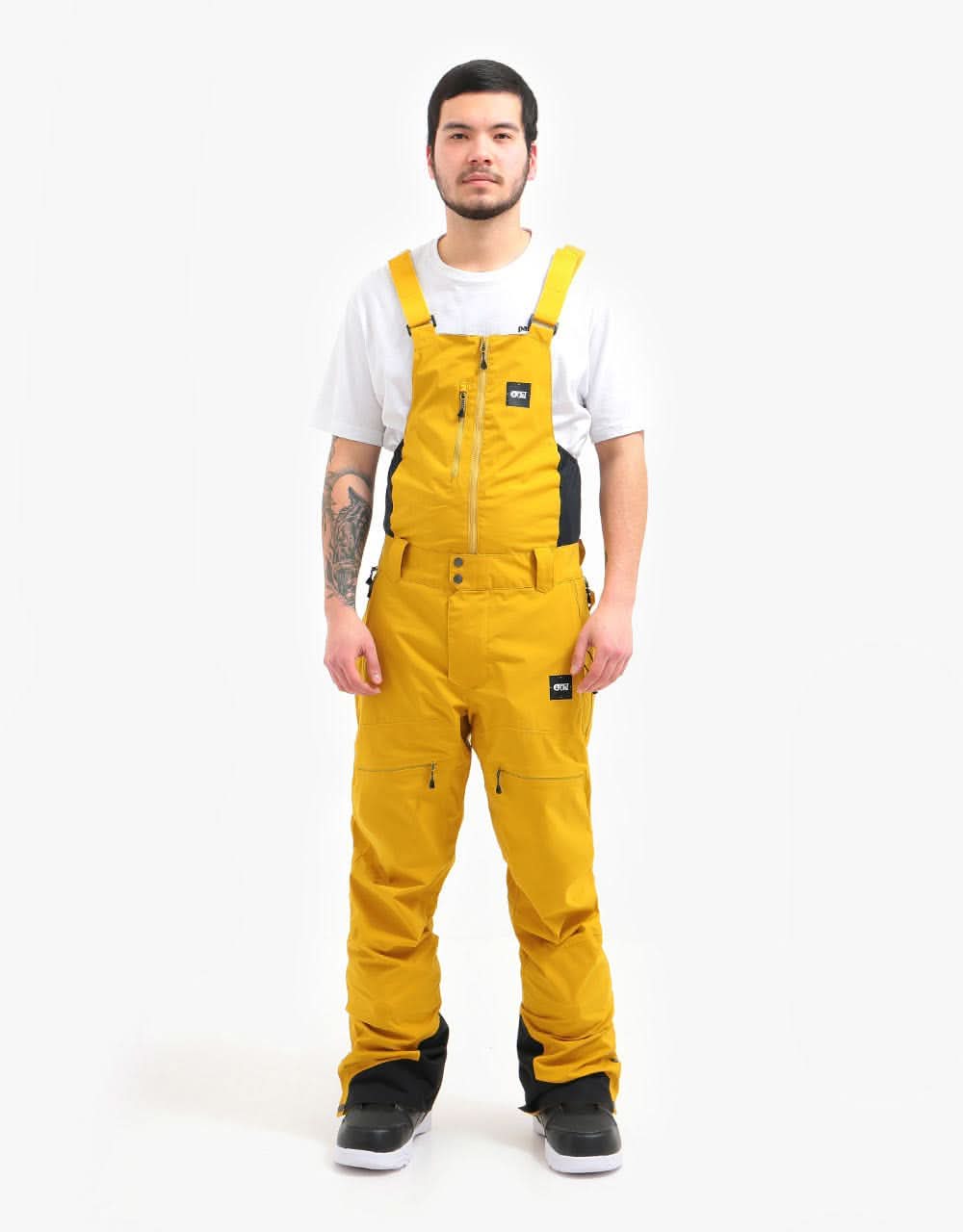 Picture Zephir Bib Snowboard Pants - Safran