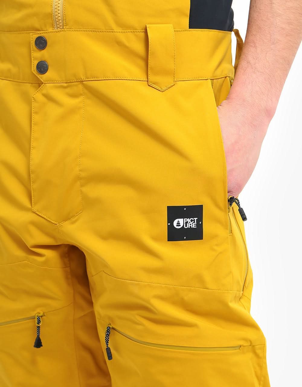 Picture Zephir Bib Snowboard Pants - Safran