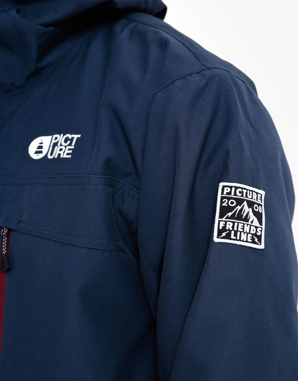 Picture Pure Snowboard Jacket - Dark Blue/Camel