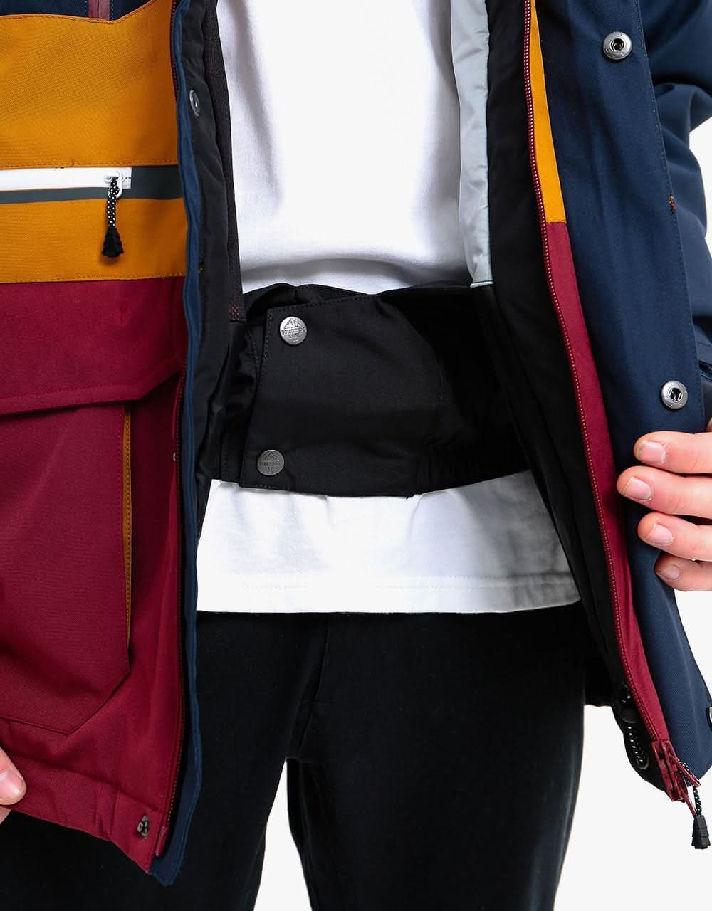 Picture Pure Snowboard Jacket - Dark Blue/Camel