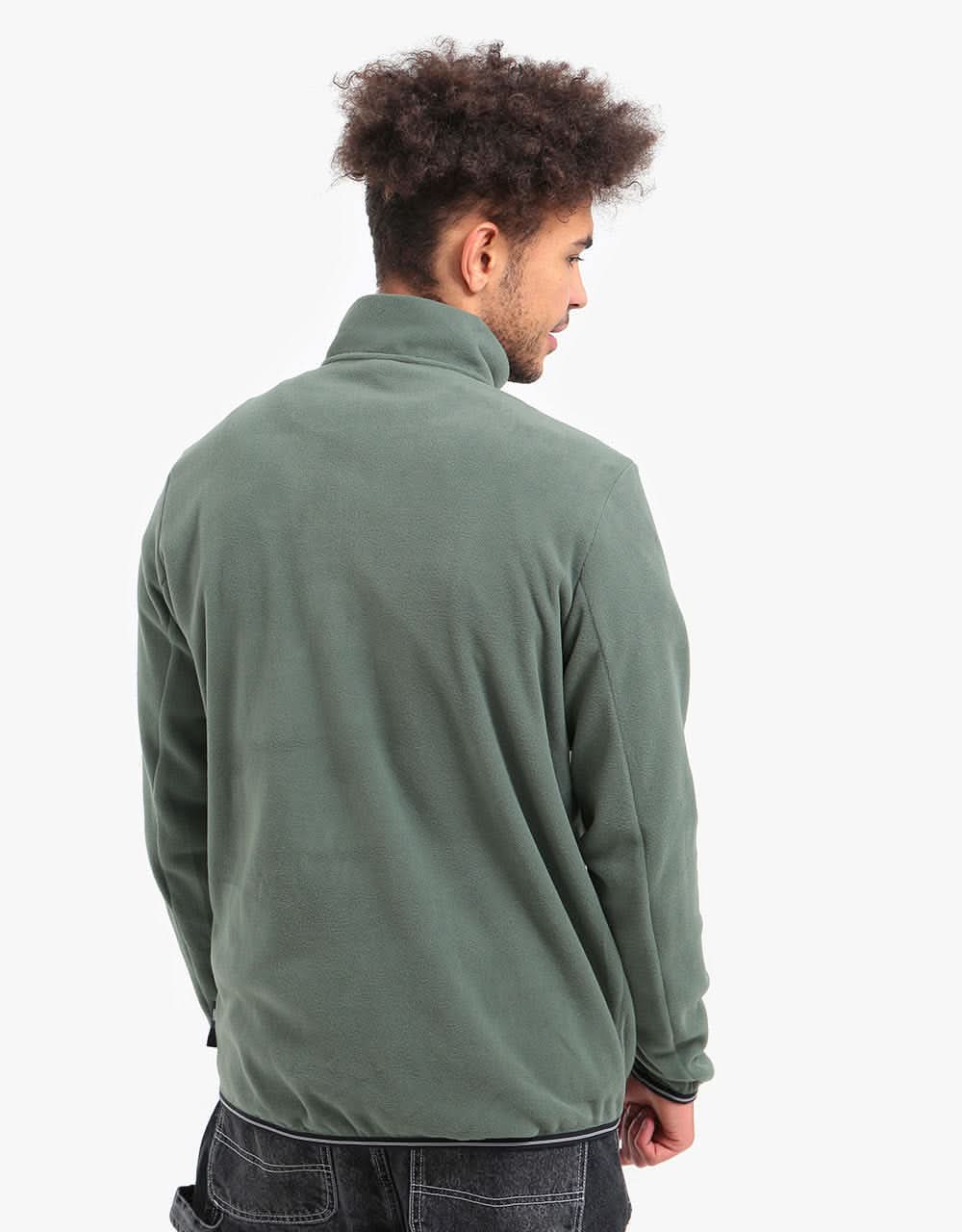 Picture Thomas 1/4 Zip Fleece Sweatshirt - Lichen Green