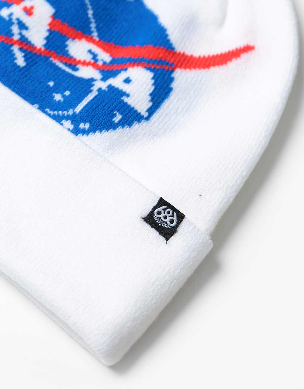 686 x NASA Beanie - White