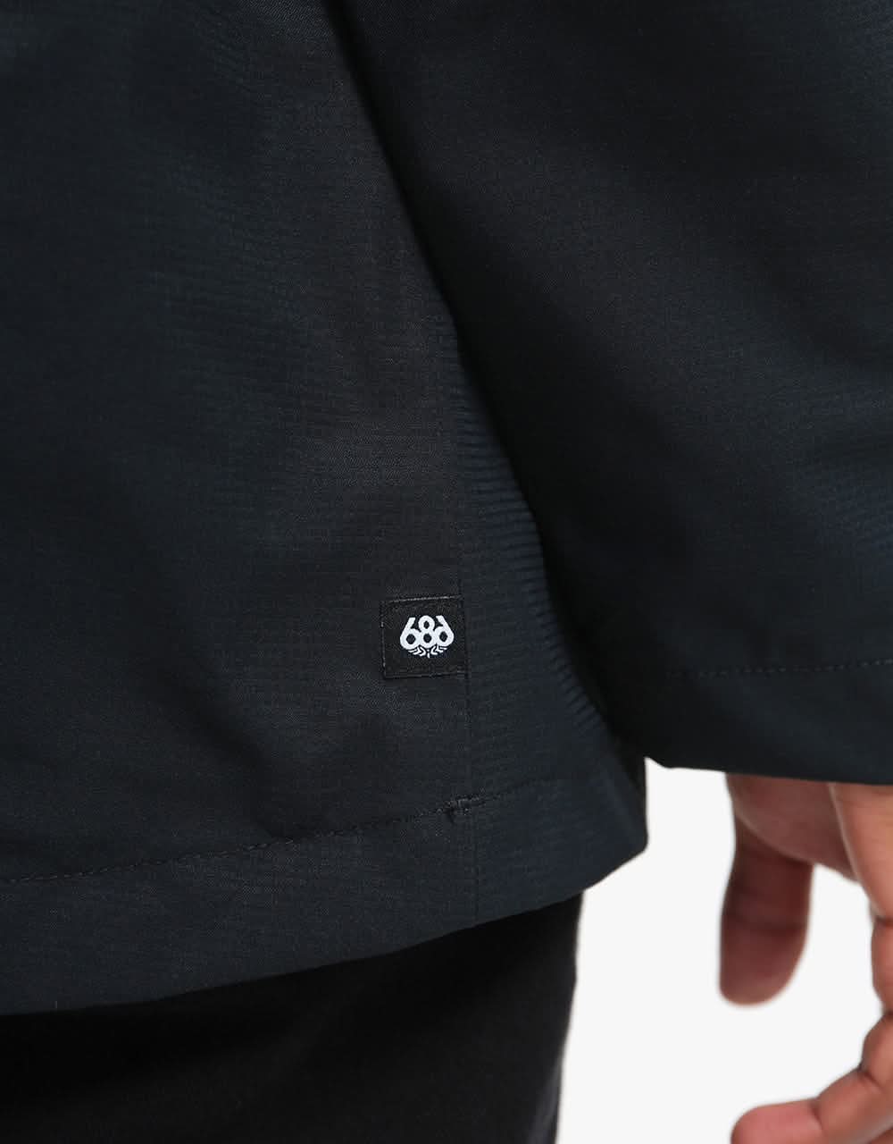 686 Pike 3L Hoody Snowboard Jacket - Black