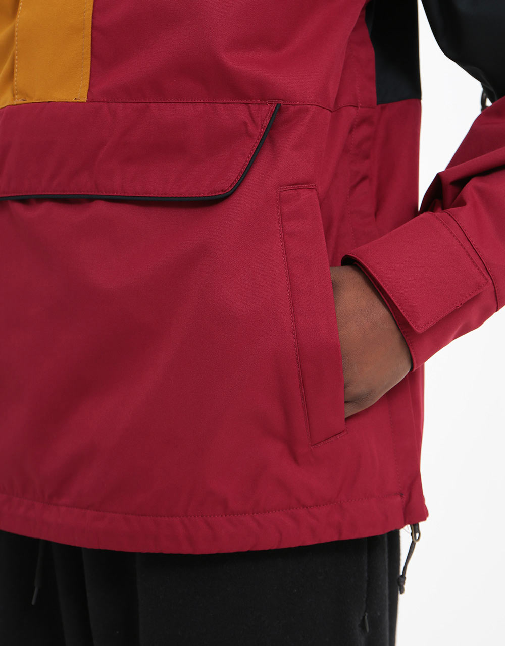 686 Binary Anorak Snowboard Jacket - Oxblood Colourblock