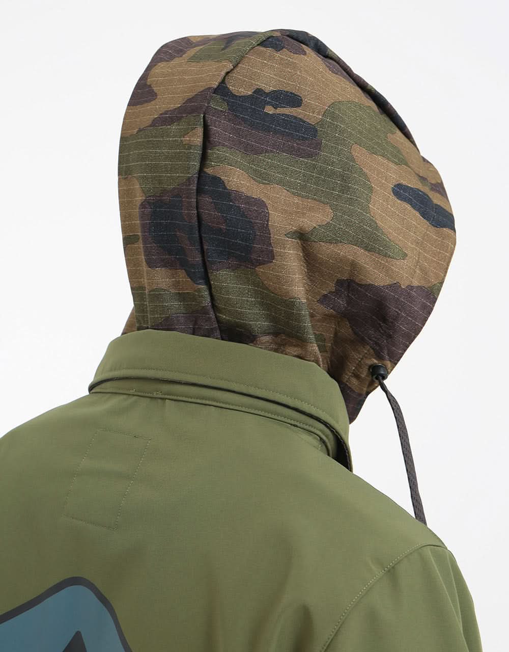 686 Waterproof Coaches 2021 Snowboard Jacket - Surplus Green