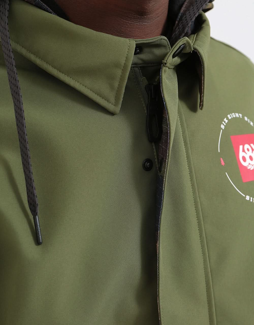 686 Waterproof Coaches 2021 Snowboard Jacket - Surplus Green