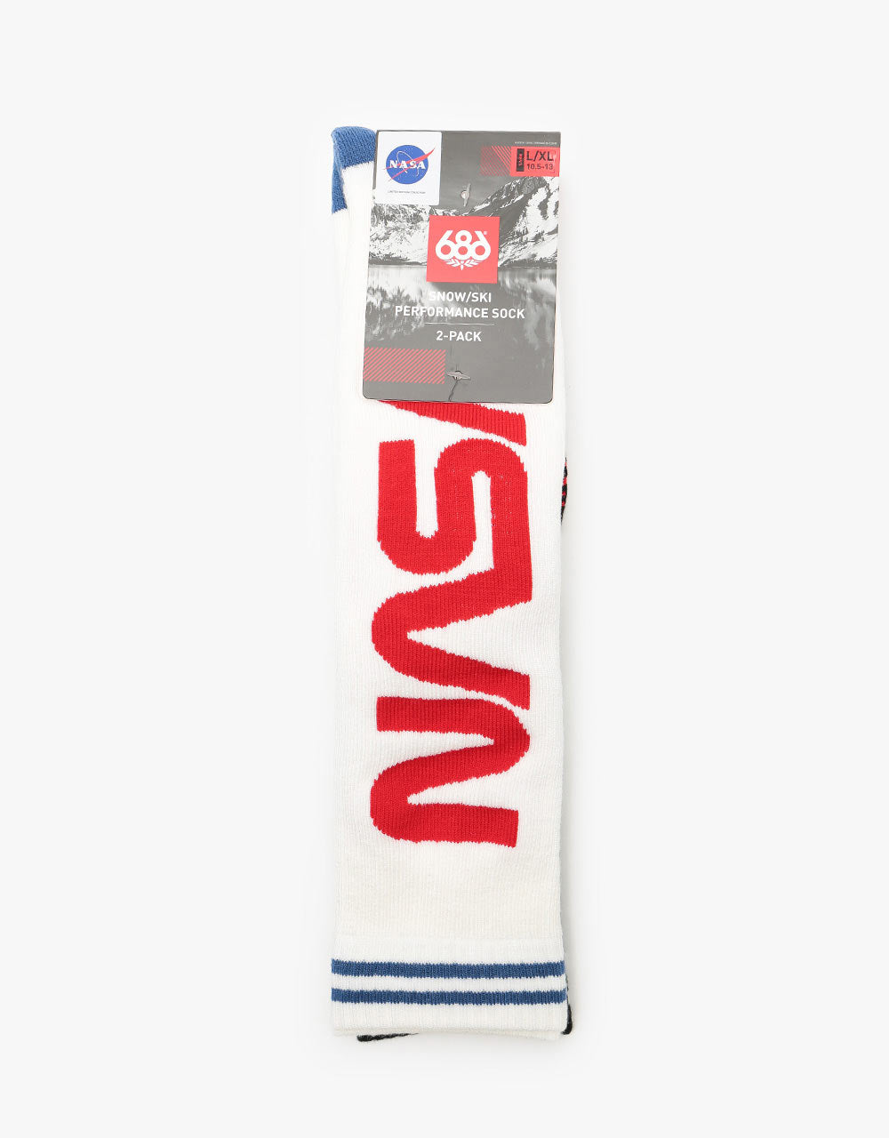 686 x NASA 2-Pack Snowboard Socks - Assorted