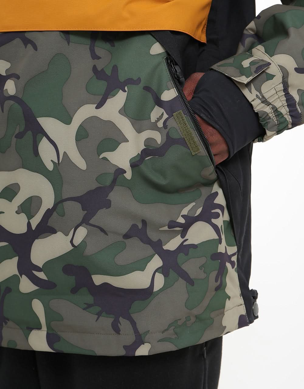 Airblaster Trenchover Snowboard Jacket - OG Dino Gold