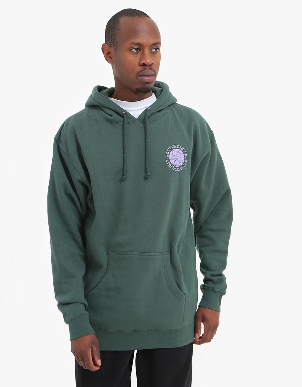 Airblaster Volcanic Surf Club Pullover Hoodie - Night Spruce