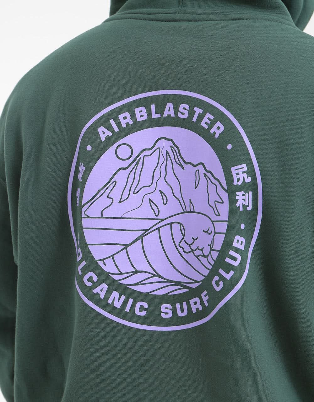 Airblaster Volcanic Surf Club Pullover Hoodie - Night Spruce