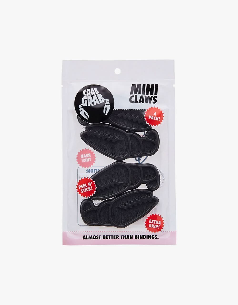 Crab Grab Mini Claws Snowboard Traction - Black