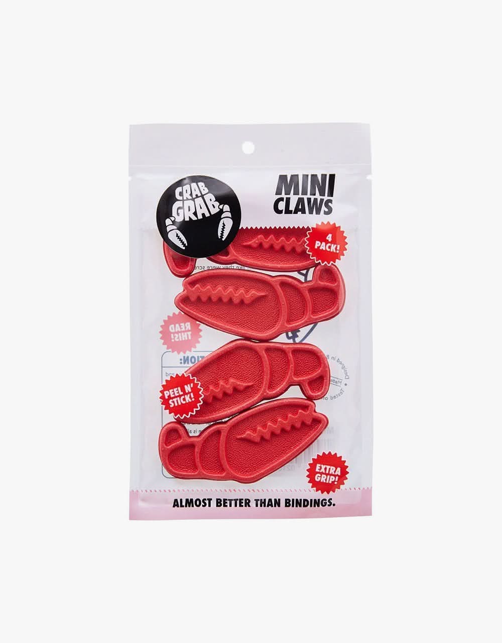 Crab Grab Mini Claws Snowboard Traction Red