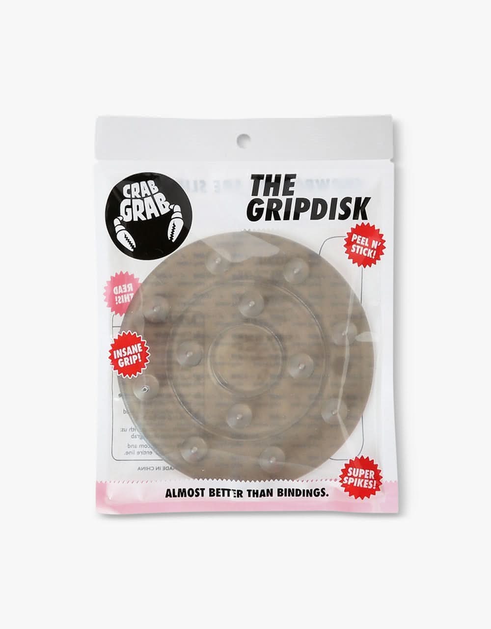 Crab Grab Grip Disk™ Snowboard Traction Smoke