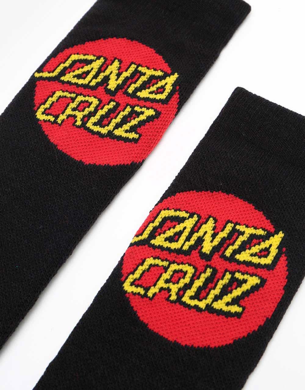 ThirtyTwo x Santa Cruz Classic Dot Snowboard Socks - Black
