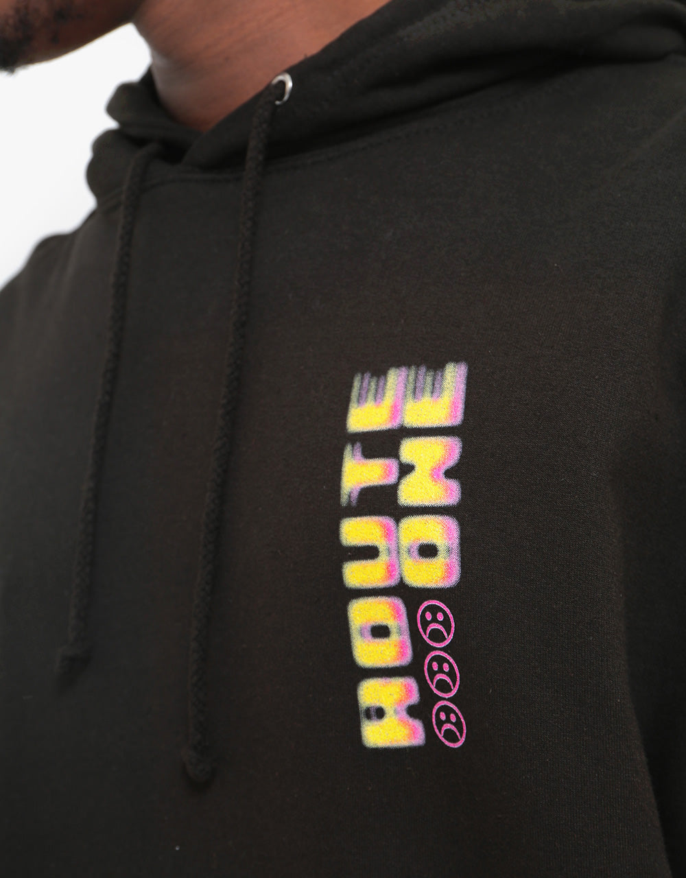 Route One Game Over Pullover Hoodie - Black