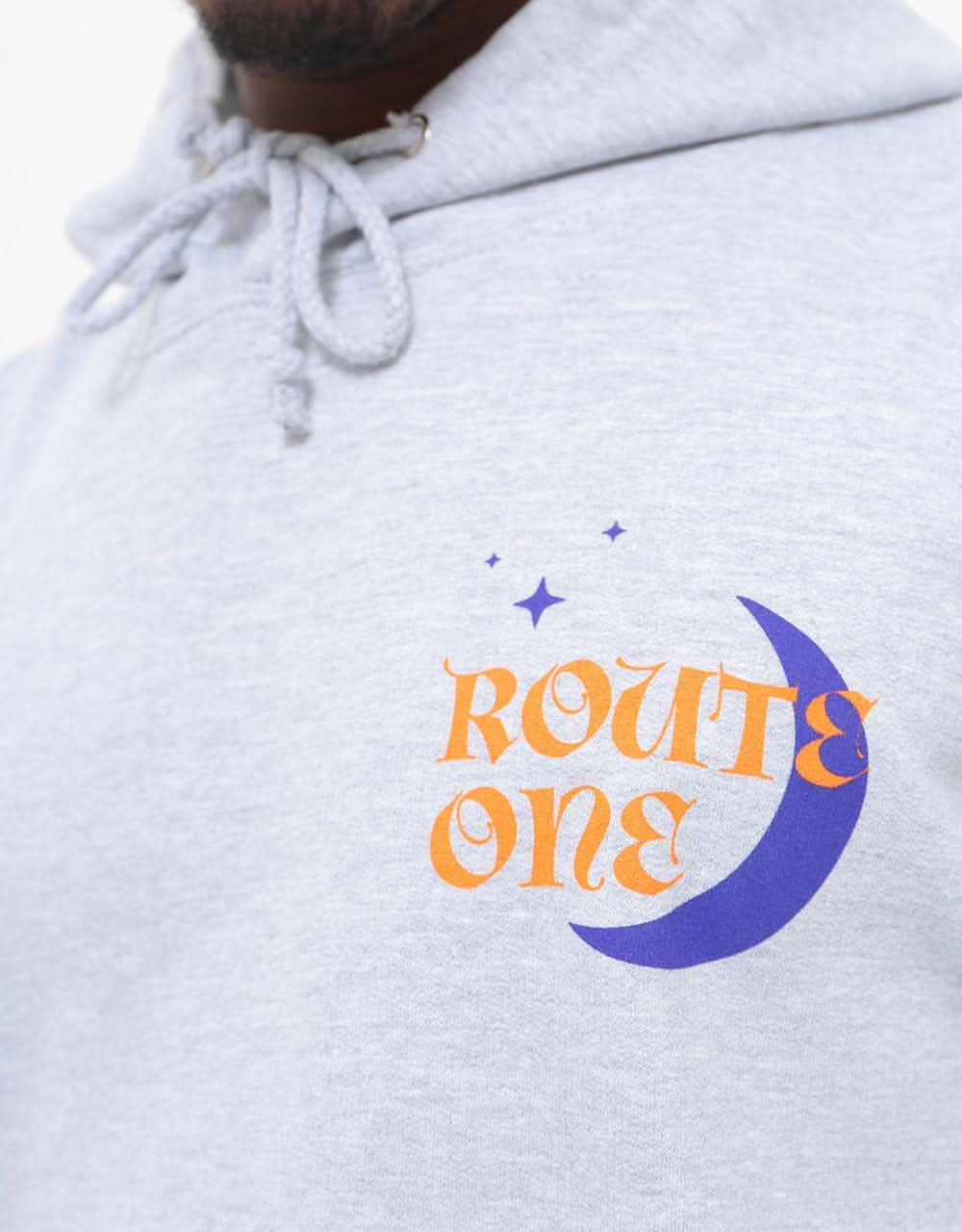 Route One La Nuit Pullover Hoodie - Heather Grey
