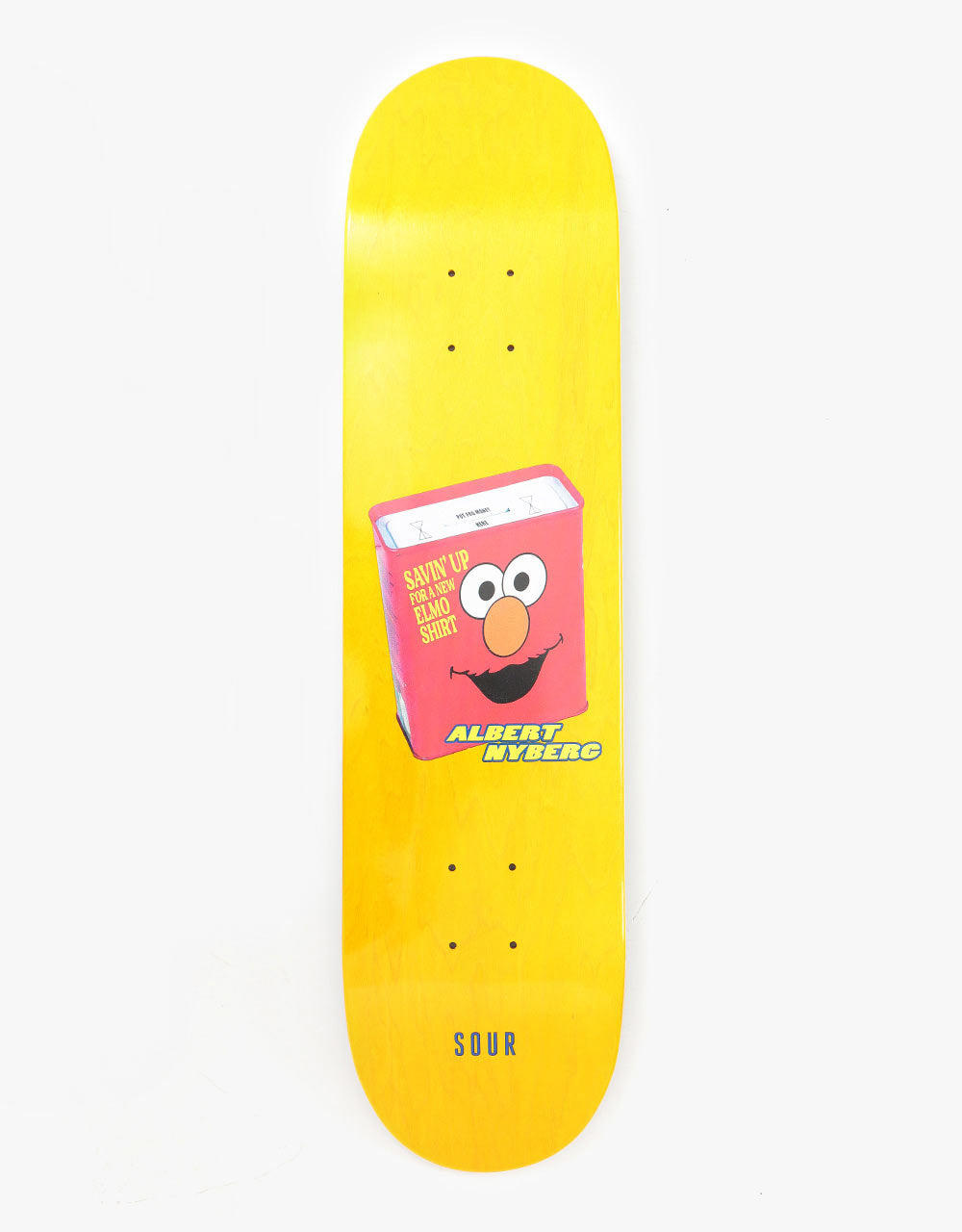 Sour Nyberg Elmo Savings Skateboard Deck - 8.25"