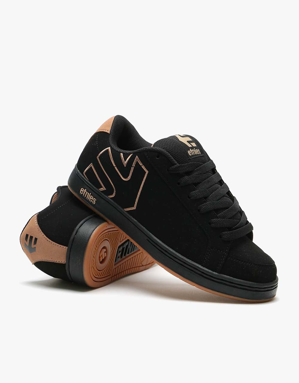 Etnies Kingpin 2 Skate Shoes - Black/Tan