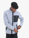 Burton Hearth Polartec® Full-Zip Fleece -  Grey Heather/Black