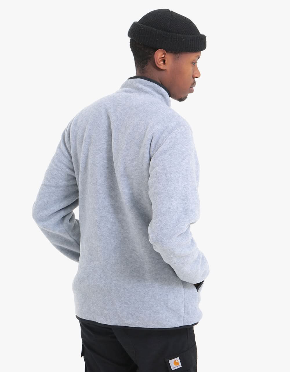Burton Hearth Polartec® Full-Zip Fleece -  Grey Heather/Black
