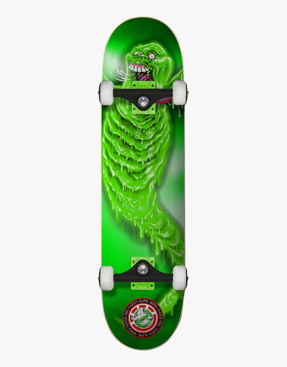 Element x Ghostbusters Slimer Complete Skateboard - 8"
