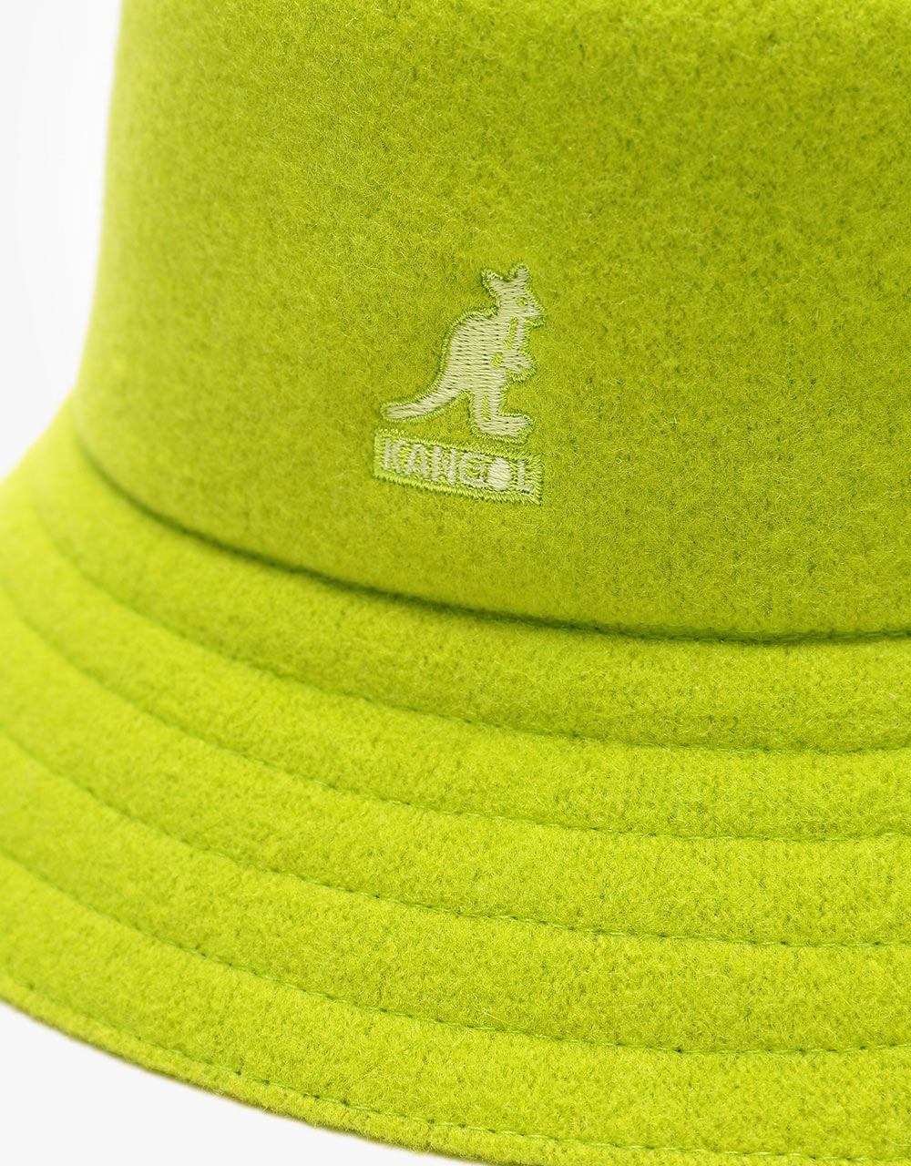 Kangol Wool Lahinch Bucket Hat - Bio Lime