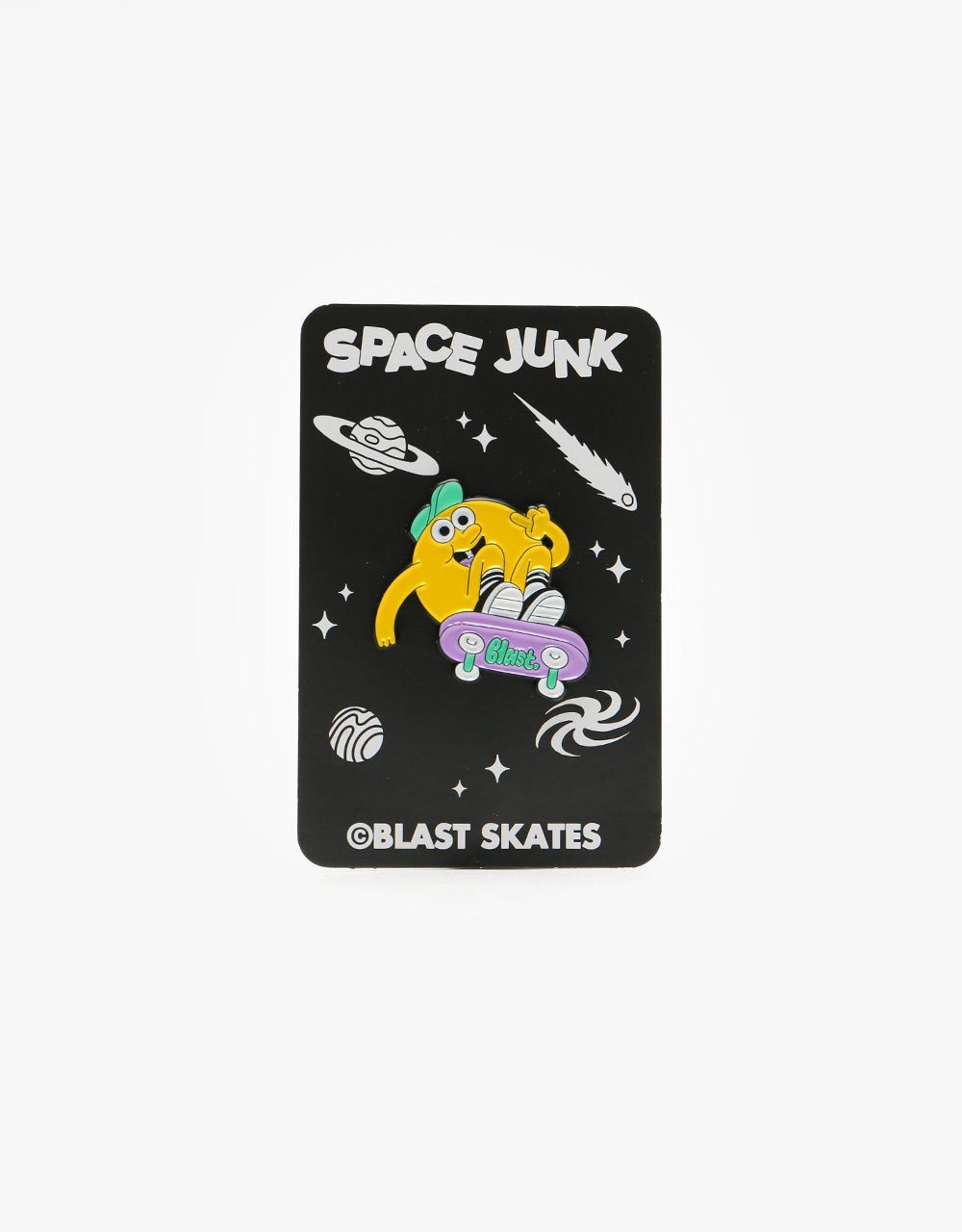 Blast Space Junk Enamel Pin - Multi